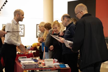 Odprtje razstave; Foto: Mariia Bortiakova, arhiv Občine Sežana